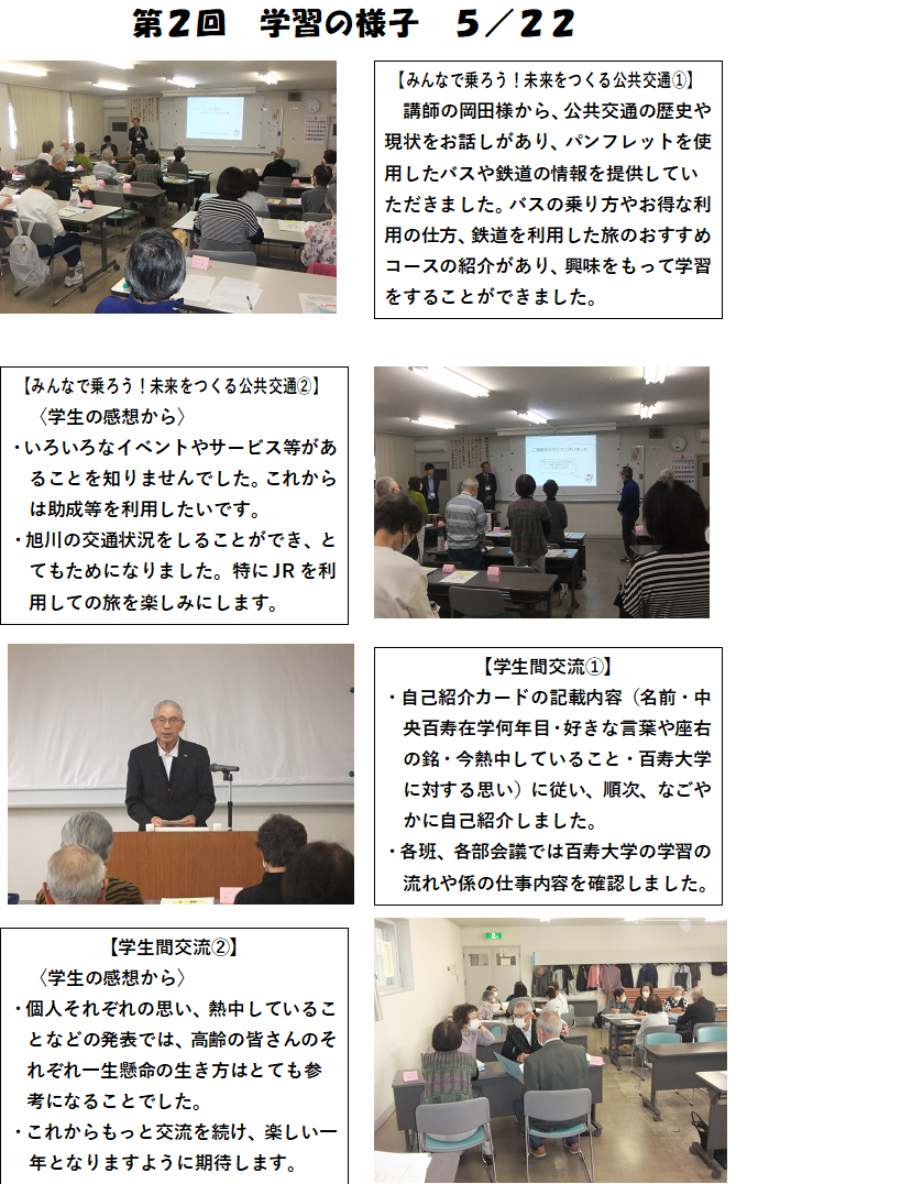 百寿第２回学習会